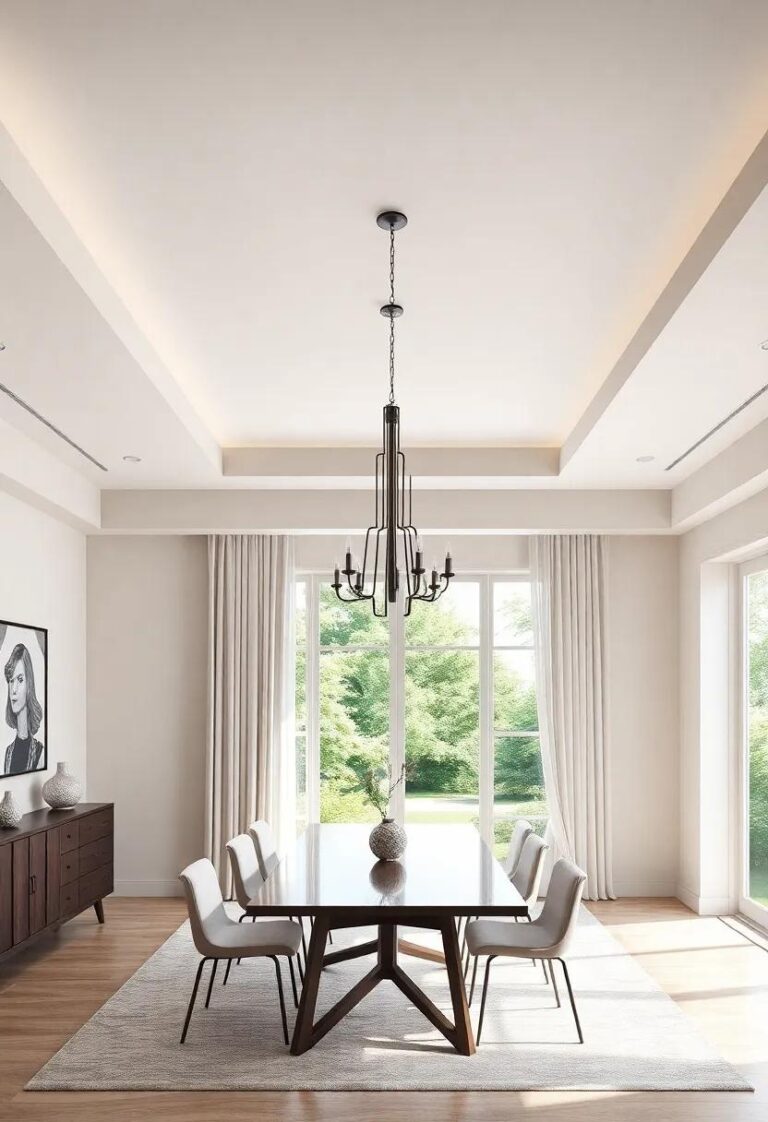 27 Inspiring Dining Room Ceiling Designs to Elevate Your Home’s Aesthetic