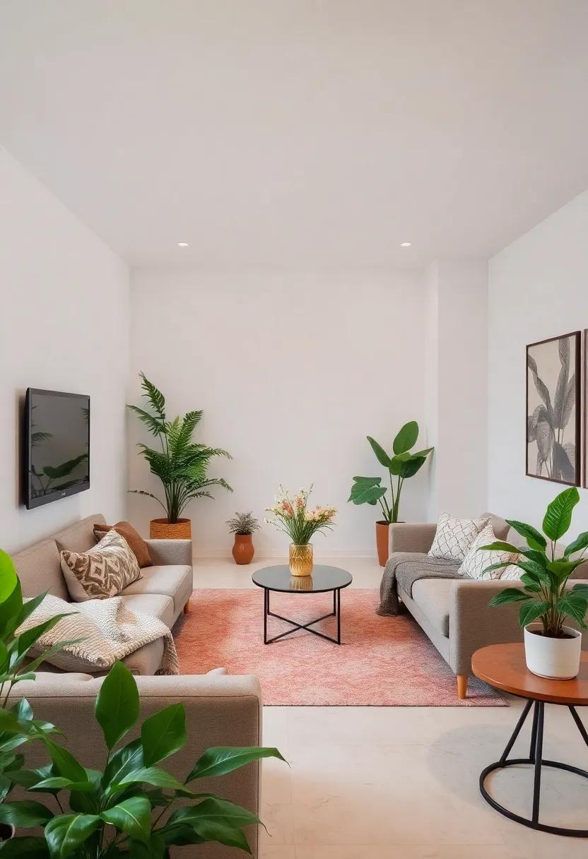 Seasonal Vibes: Refreshing Your Living⁣ Room with Seasonal Greenery