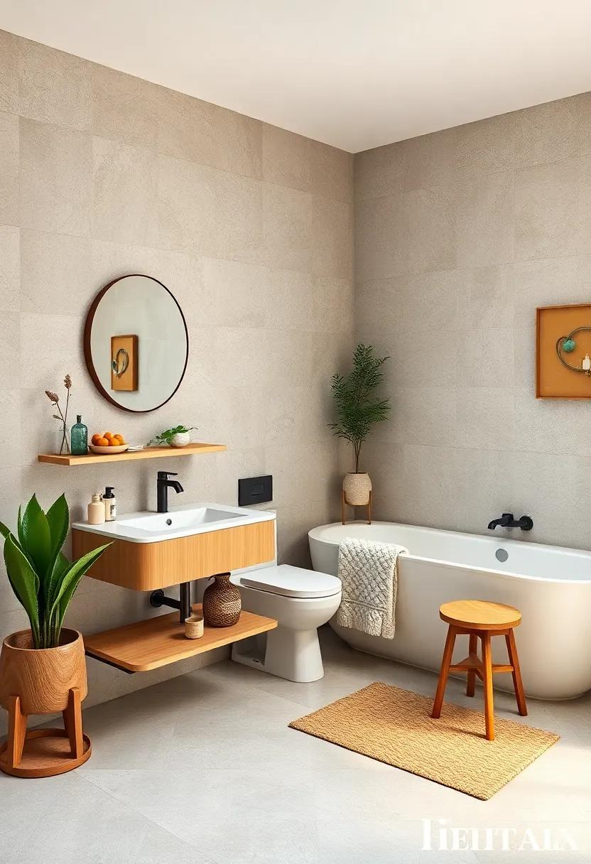 Incorporate Vintage ‌Finds: Scour flea ⁣markets for vintage mirrors, sinks, or ⁣fixtures⁣ to ‍give your bathroom a timeless and unique character