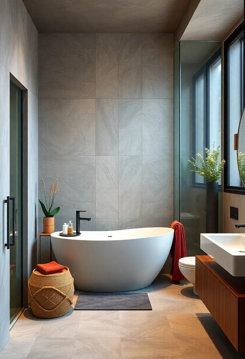 Integrate Statement ⁣Fixtures: Consider a ⁢standout sink, faucet, or bathtub that not only serves a purpose but also enhances your bathroom's style