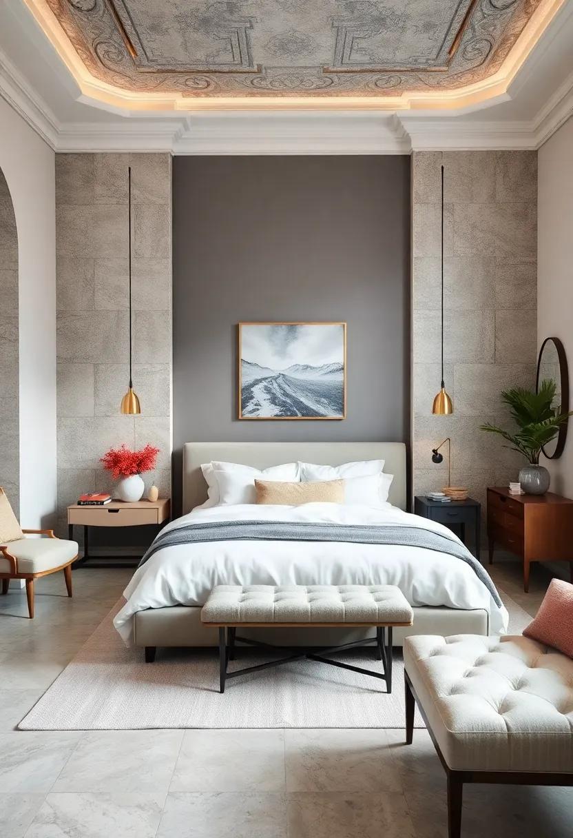 Sophisticated Grays and Whites Unifying Classic Elegance in your Sanctuary