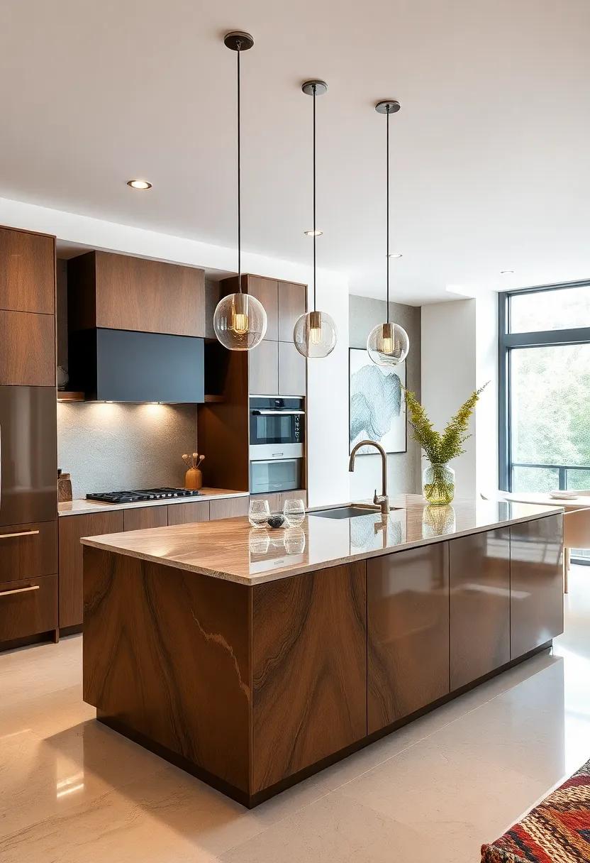 High-Gloss Finishes: Discover the allure ​of high-gloss cabinetry on an island that reflects light, ‌enhancing the spaciousness of your kitchen