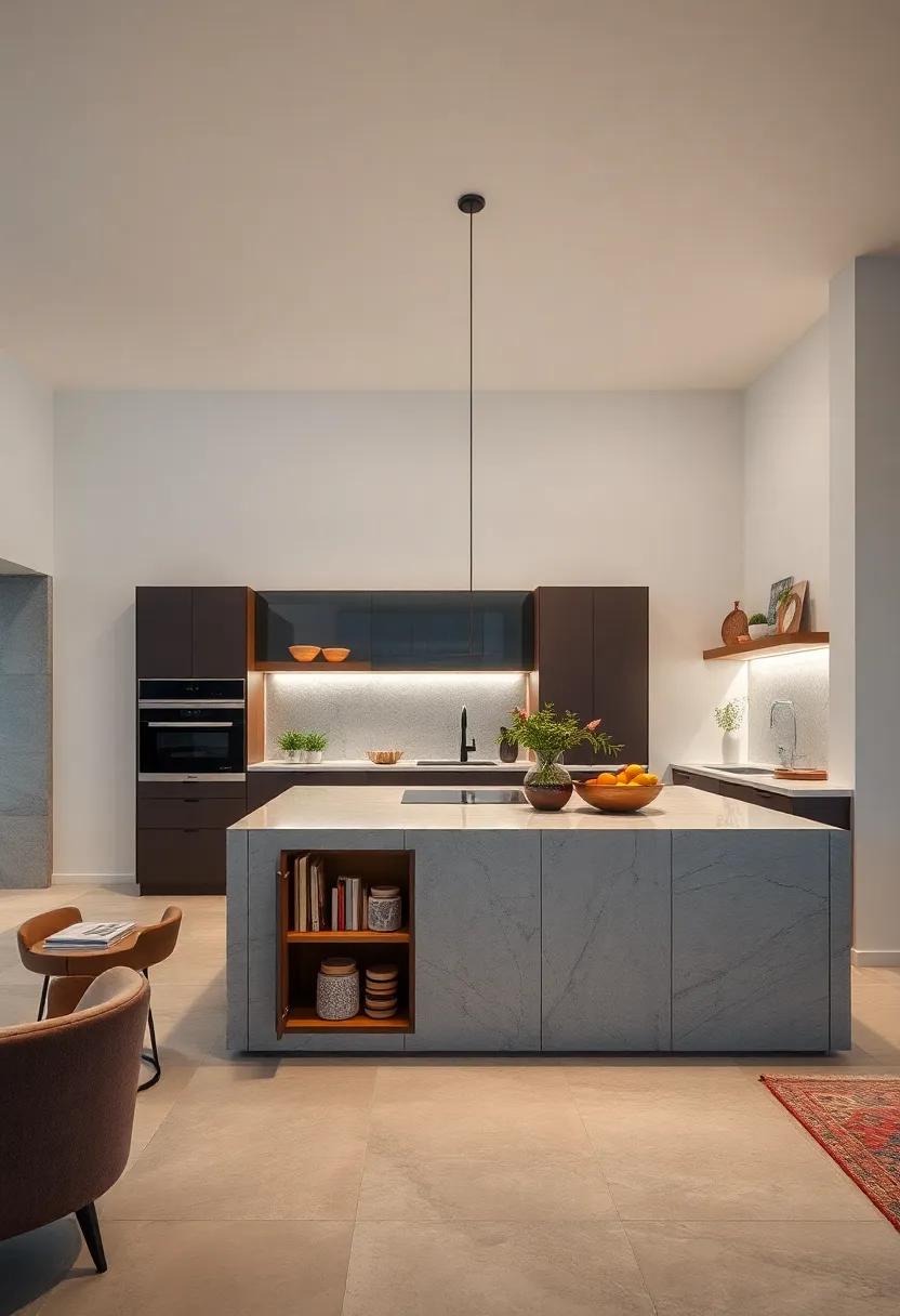 Innovative Storage⁣ Solutions: Uncover genius organizational features like pull-out drawers or hidden cabinets that maximize every inch of your island