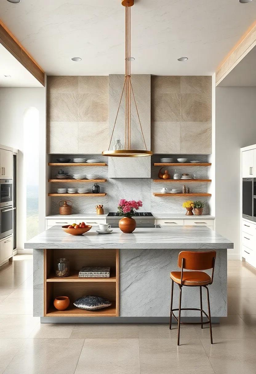 Open‌ Shelving Delight: ‍Enjoy the beauty of open shelving‌ within ⁣your ‌island, displaying curated dishware ​and décor that showcases your unique style