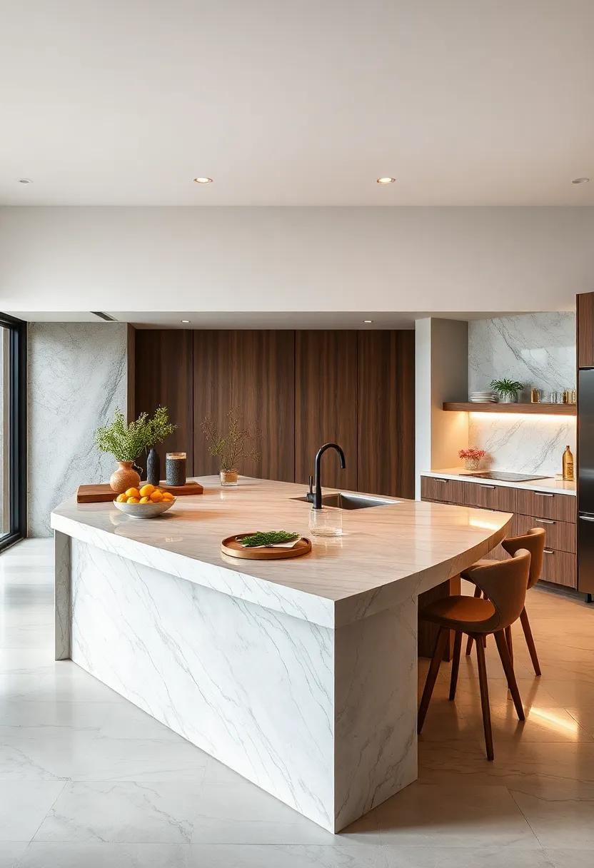 Smooth and Seamless: Revel⁤ in the luxury of a waterfall countertop⁤ that cascades over‌ the sides of your island, creating a polished and ⁢sophisticated look