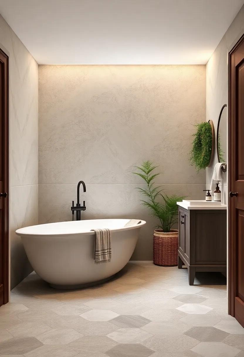 Elegant Hexagonal Tiles: Making a Statement in Your Farmhouse retreat