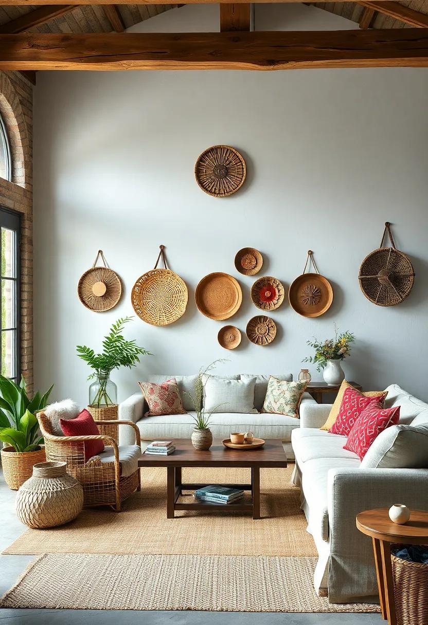 Vintage Baskets: hang vintage ⁢baskets from the ​wall‍ to create an artistic storage solution that maintains a rural charm