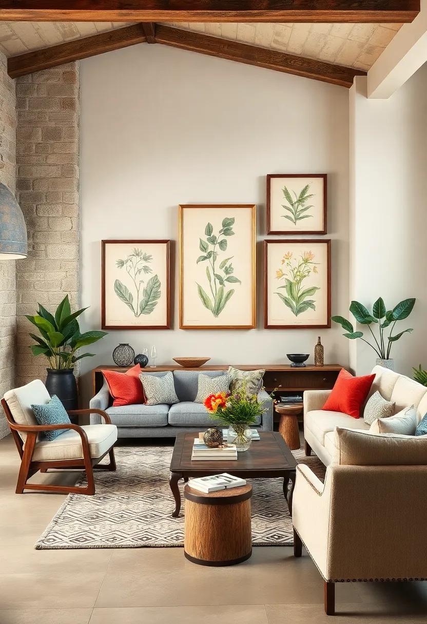 Botanical Prints: Incorporate antique botanical ⁢illustrations in tasteful frames to bring a touch​ of nature indoors