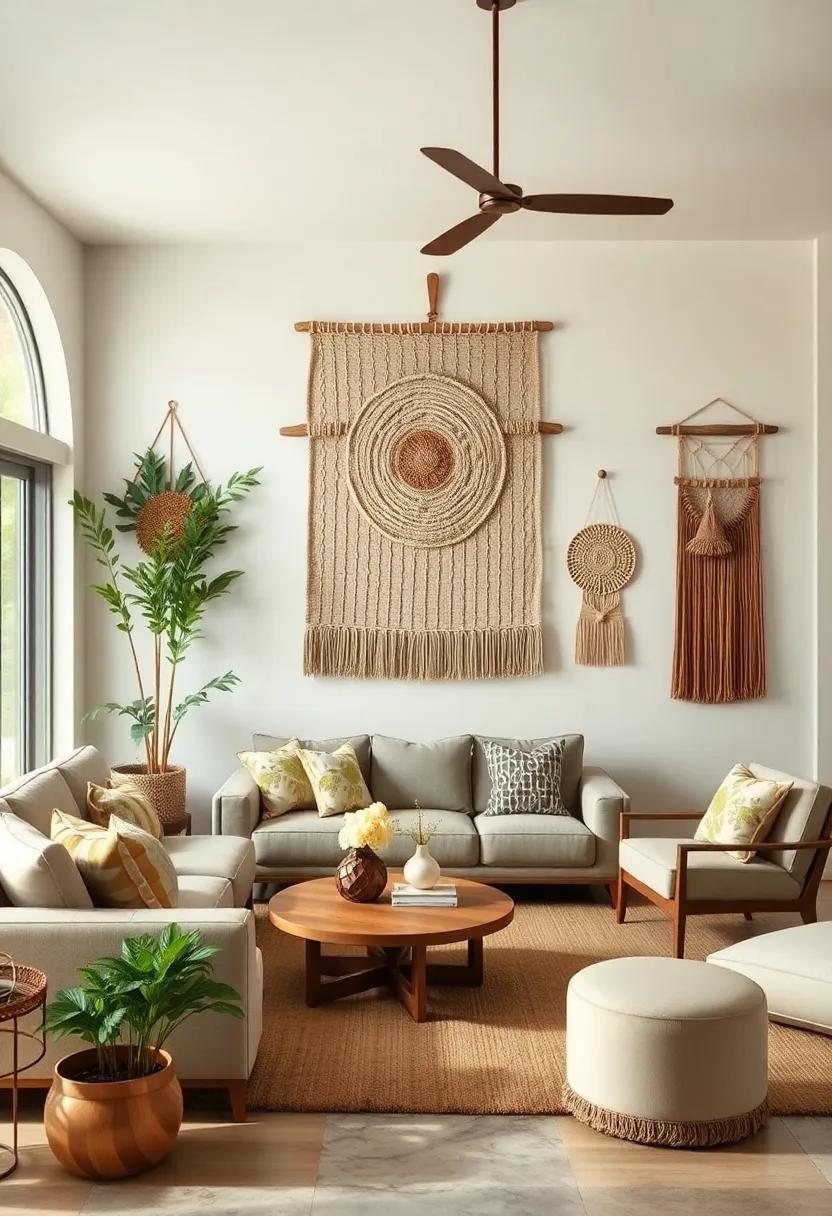 Woven Wall ⁣Art: Incorporate woven wall hangings made from natural fibers ⁣to enhance the warmth and texture ⁣of your living space