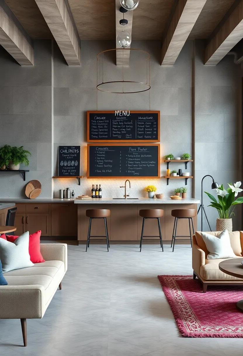 A Chalkboard or menu Board: Create a‍ central spot to list drinks, specials, or fun ⁢messages to ‌engage guests