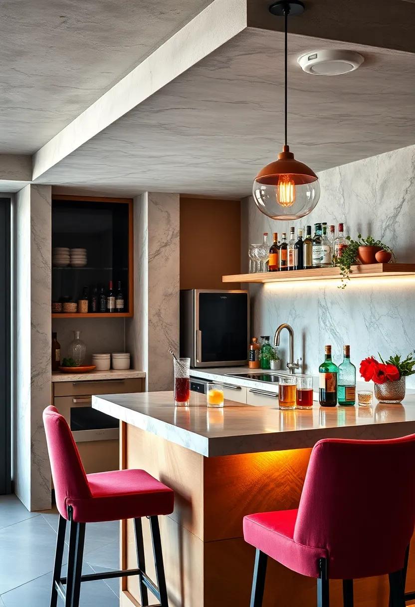 A Cocktail Station: Equip​ your bar with essential tools like shakers, strainers,‌ and muddlers for⁢ a well-stocked cocktail setup