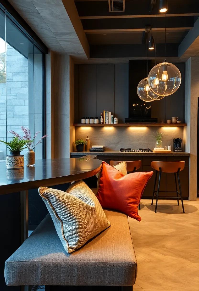 Comfortable Throw ‍Pillows: add a few throw pillows‍ to your bar stools​ or bench seating⁤ for a⁤ cozy and‍ inviting atmosphere