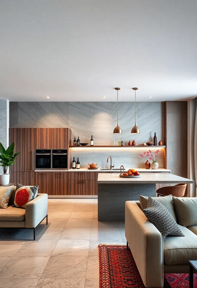 Kitchen Island ‌Integration: If‍ space allows, integrate your bar seamlessly into ⁤the kitchen island ​for⁣ an open-concept feel