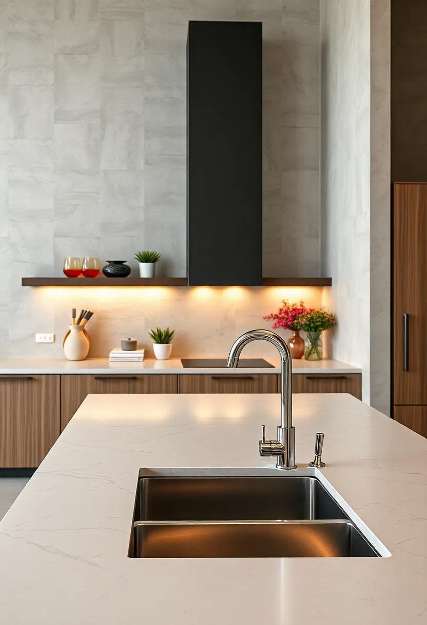 Stylish Tapware: Choose sleek, ​contemporary tapware that complements your ⁢kitchen's overall design and⁣ elevates‍ its functionality
