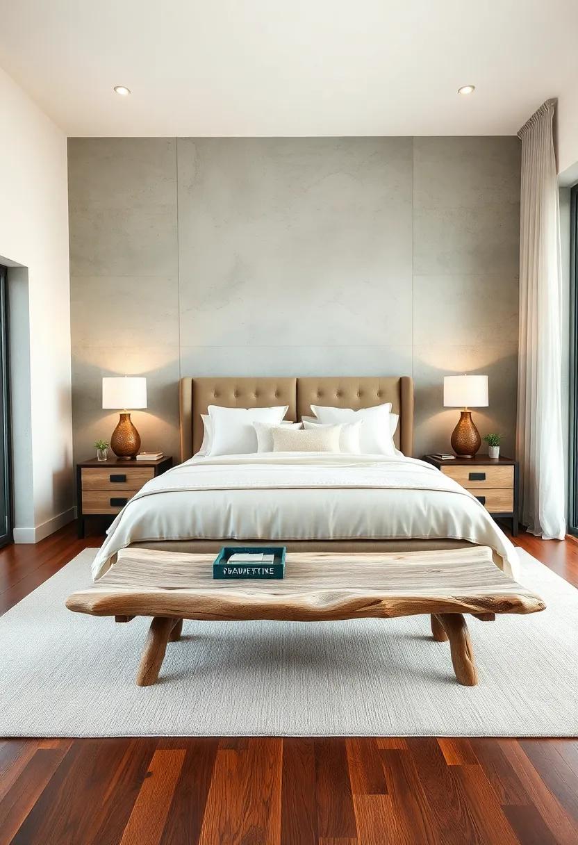 Waterfront Retreat: A driftwood-inspired bench that ‍evokes the tranquility of ​coastal living and complements beachy themes