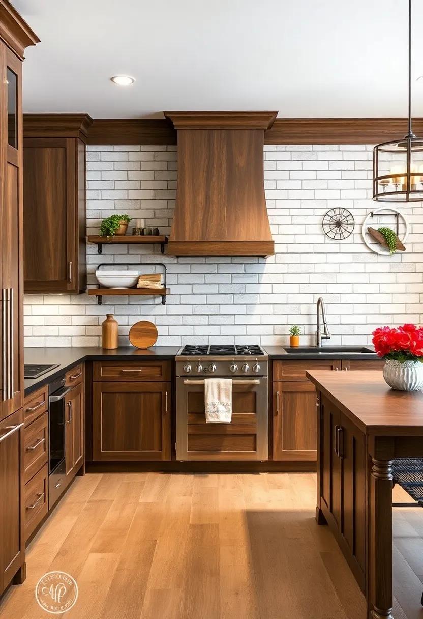 Accent with Grout: ⁣Experiment with contrasting grout colors that can accentuate your subway tiles and enhance the overall design‍ of your farmhouse⁢ kitchen