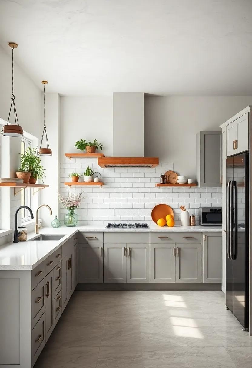 Monochromatic Magic: Achieve ⁢a ⁣clean and ‍cohesive look by⁤ using a ⁣single color palette for cabinetry,​ counters, and subway tile backsplashes