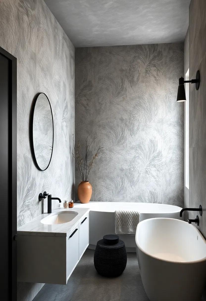 Bold Black Accents: Infuse drama with black accessories like ​mirrors‍ and lighting fixtures, allowing ⁣the⁤ gray to act as a sophisticated canvas