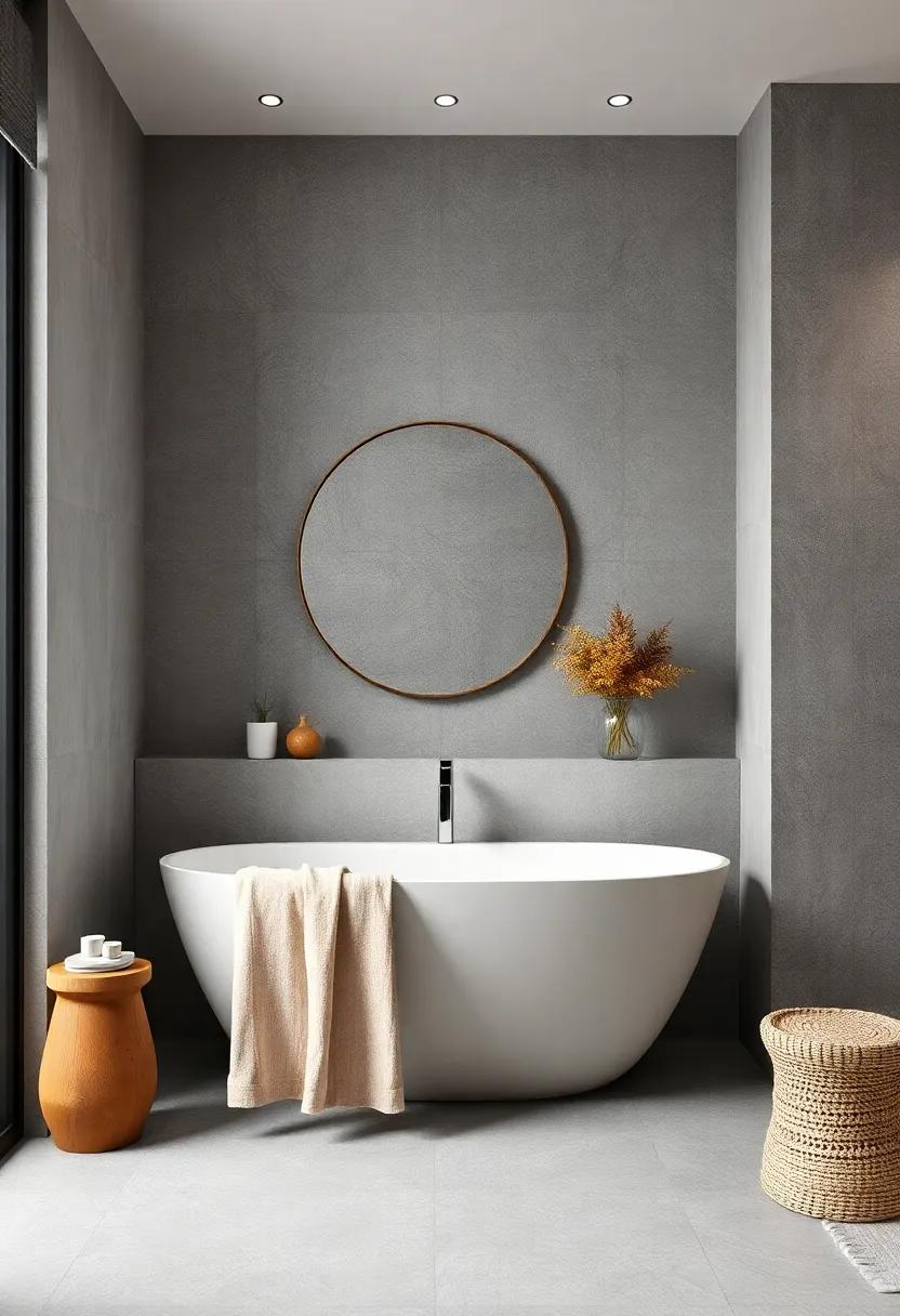 Embrace Minimalism: ‍Showcase sleek fixtures against ​a soft gray backdrop ‌for a clean and uncluttered look that ⁣promotes tranquility