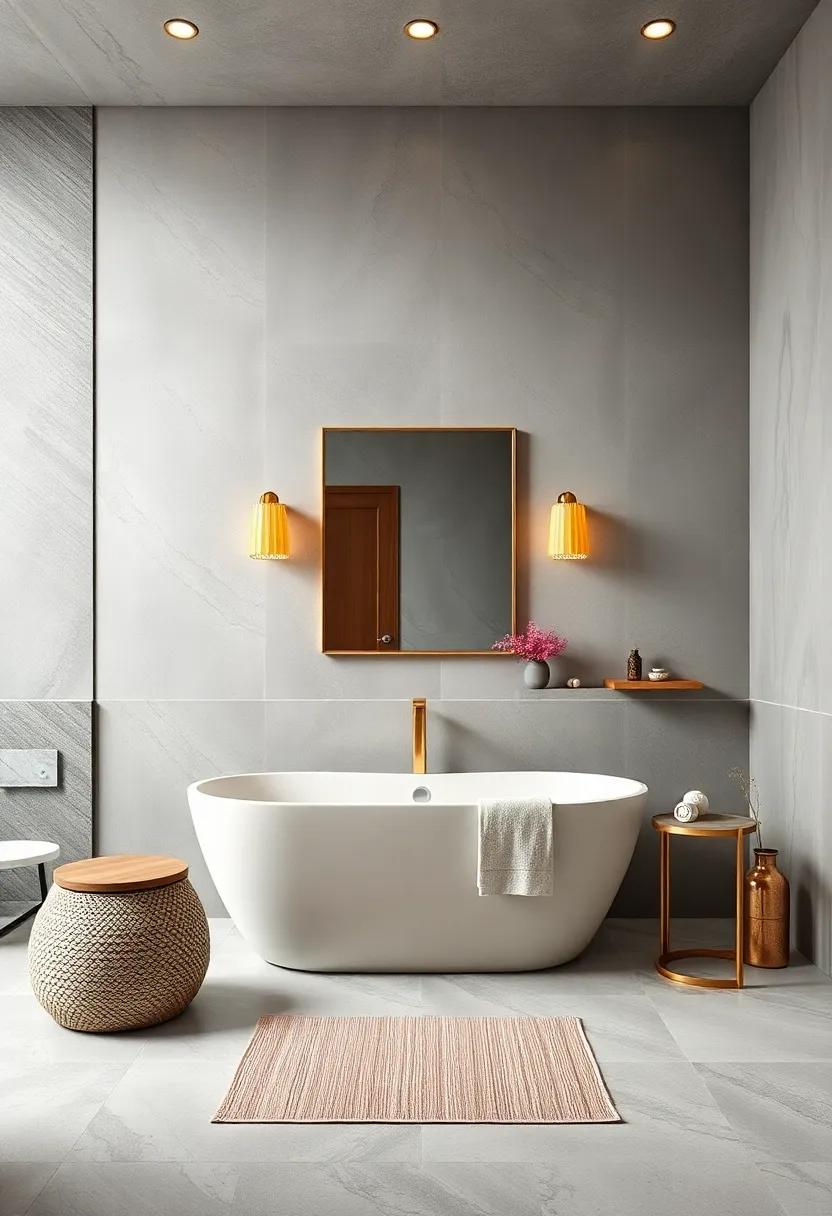 Luxurious metallics: Add gold or silver accents ‍through lighting and hardware to‍ elevate the sophistication of your stunning gray walls