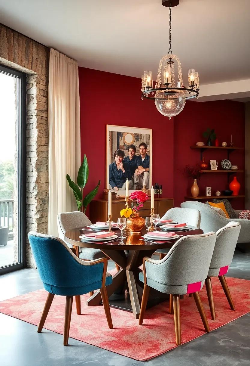 Choose an unexpected color palette that strays from traditional neutrals for a more vibrant atmosphere