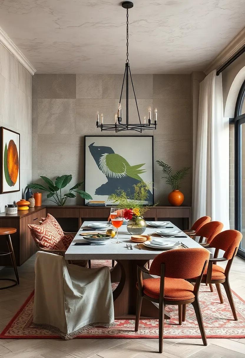 Embrace cultural diversity by incorporating decor or artifacts that represent different traditions and heritages