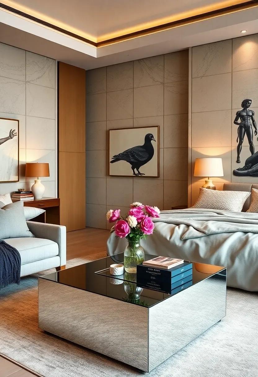 Creative‍ coffee Tables: Consider ⁣a⁢ chic mirrored coffee⁢ table that serves ​as a stunning ‌centerpiece ‌while offering storage‍ for magazines and remote⁢ controls