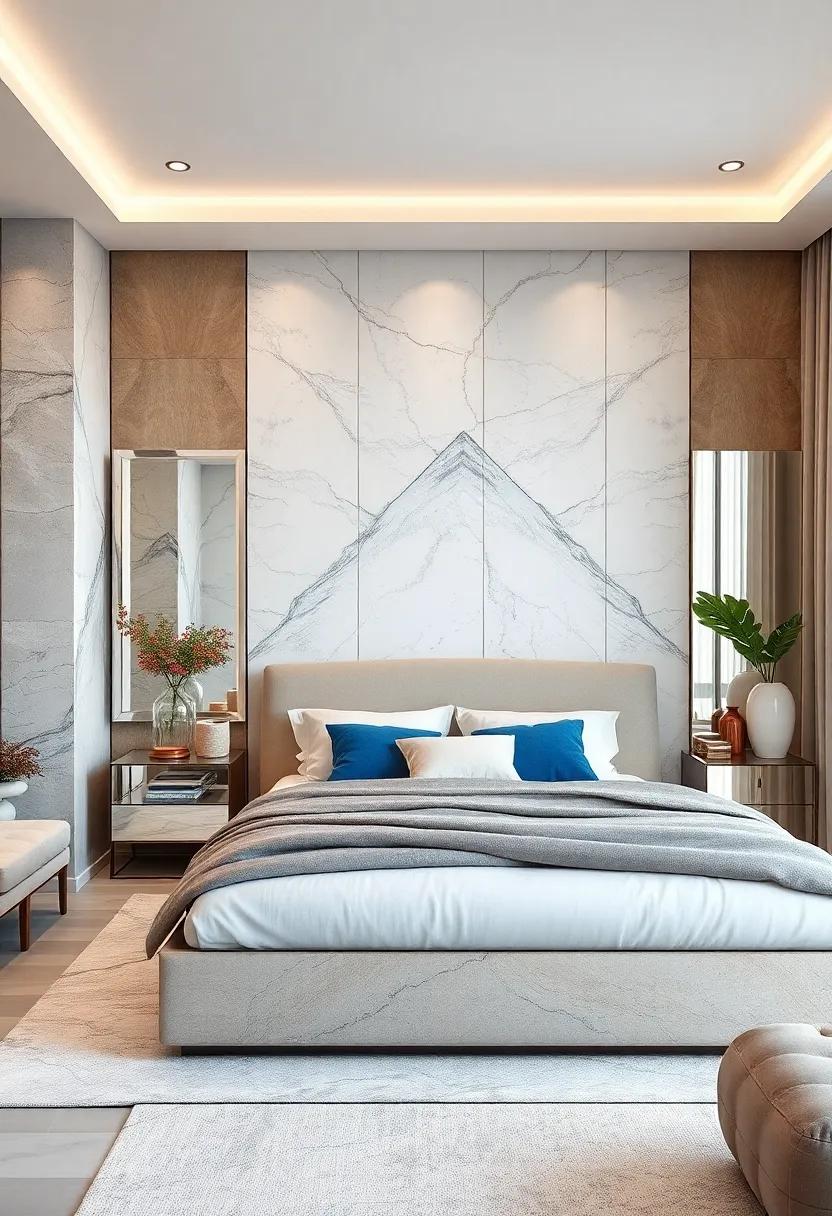 Elegant Bed⁣ Frames: Discover bed frames featuring built-in mirrored accents⁢ that enhance ⁢the aesthetic of your bedroom​ and provide additional storage