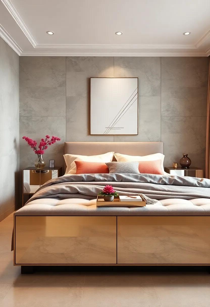 smart ‍Storage Benches:⁤ Explore storage benches that combine mirrored surfaces‌ with built-in compartments to keep your belongings‌ neatly tucked away