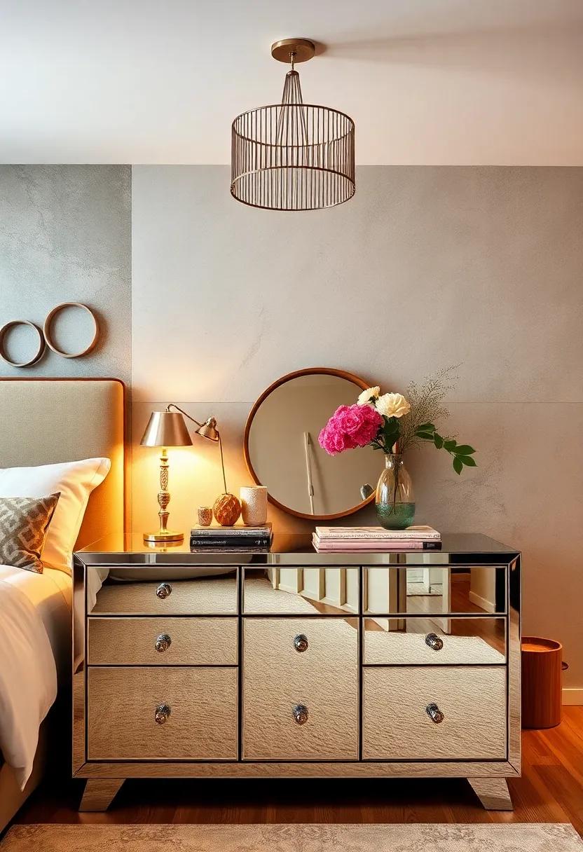 Stylish ⁤Dresser: Explore unique mirrored ⁢dressers ‍that not‌ only elevate ⁣your decor ⁢but also offer ⁤practical drawer space for ⁢your clothing and accessories