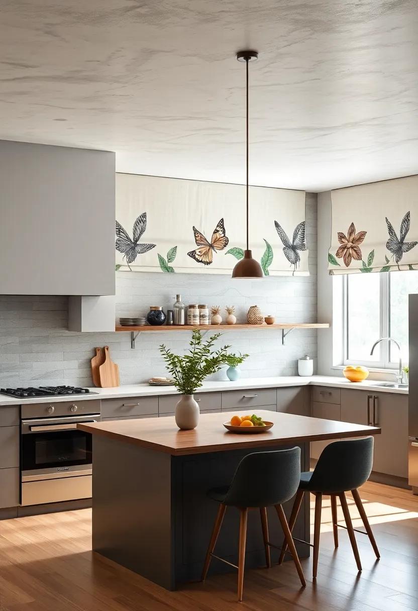 Canvas Prints: ⁣Choose durable canvas valances adorned with artistic prints to bring character to your cooking space