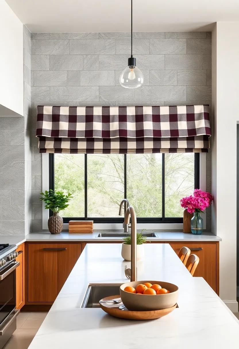 farmhouse Flair: Combine⁣ functionality with style using farmhouse-style valances adorned with checkered patterns or⁤ subtle⁣ stripes