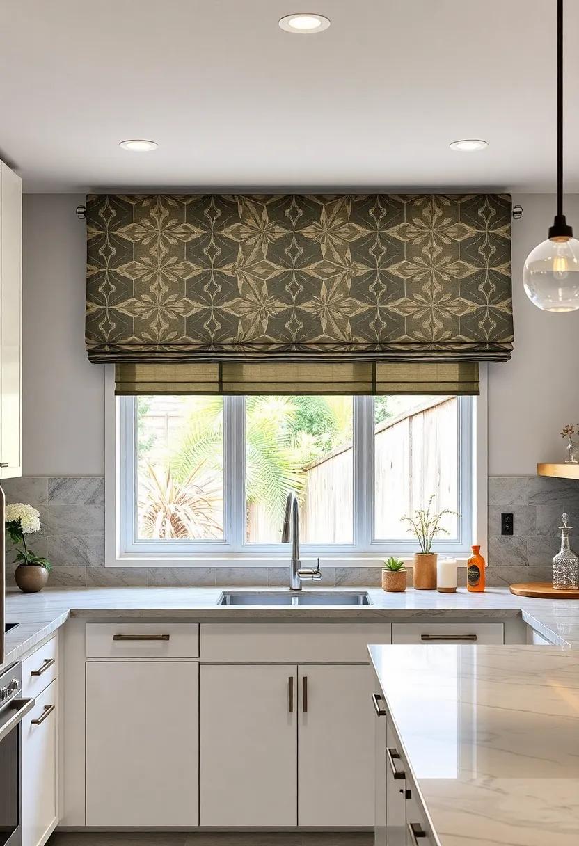 Geometric Patterns: Opt for valances featuring bold geometric designs ⁤that add a contemporary edge to traditional kitchen styles