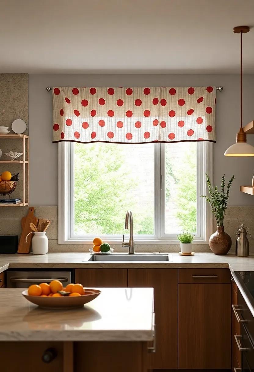 Playful Polka Dots: ‍Infuse ​fun into your space‌ with ​whimsical ‍polka dot valances that add an‍ element of​ surprise⁣ to your window treatments