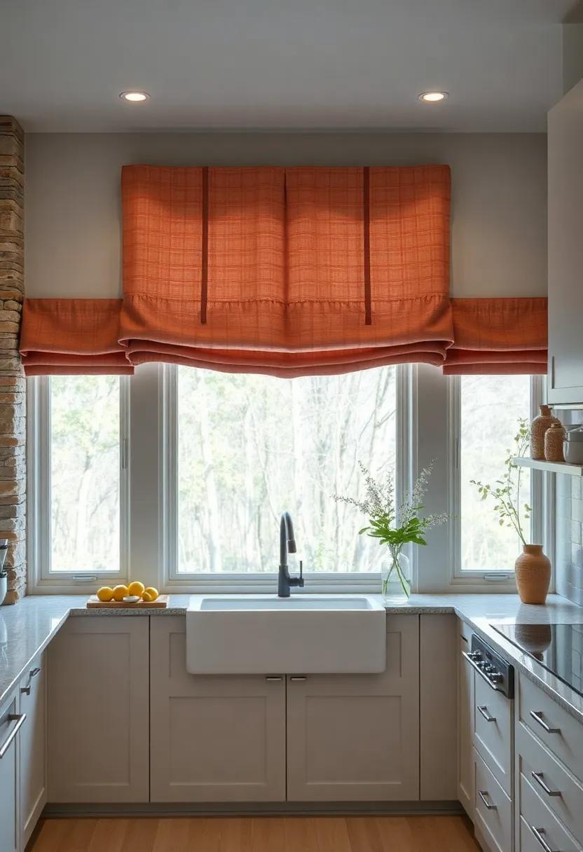 Rustic Linen: Infuse your kitchen⁢ space with a⁣ touch of‍ country charm using⁤ rustic linen valances that exude a relaxed vibe