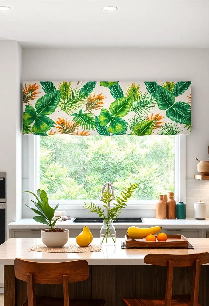 Tropical Vibes: Invigorate your‍ kitchen with exotic designs‍ featuring palm leaves and vibrant colors for a cheerful‌ ambiance