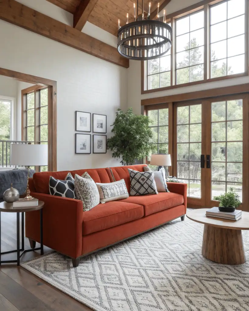 statement sofa living room