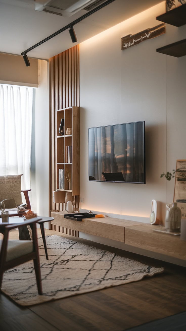 Outdoor Kitchen Terrace with Grill and Mini-Fridge