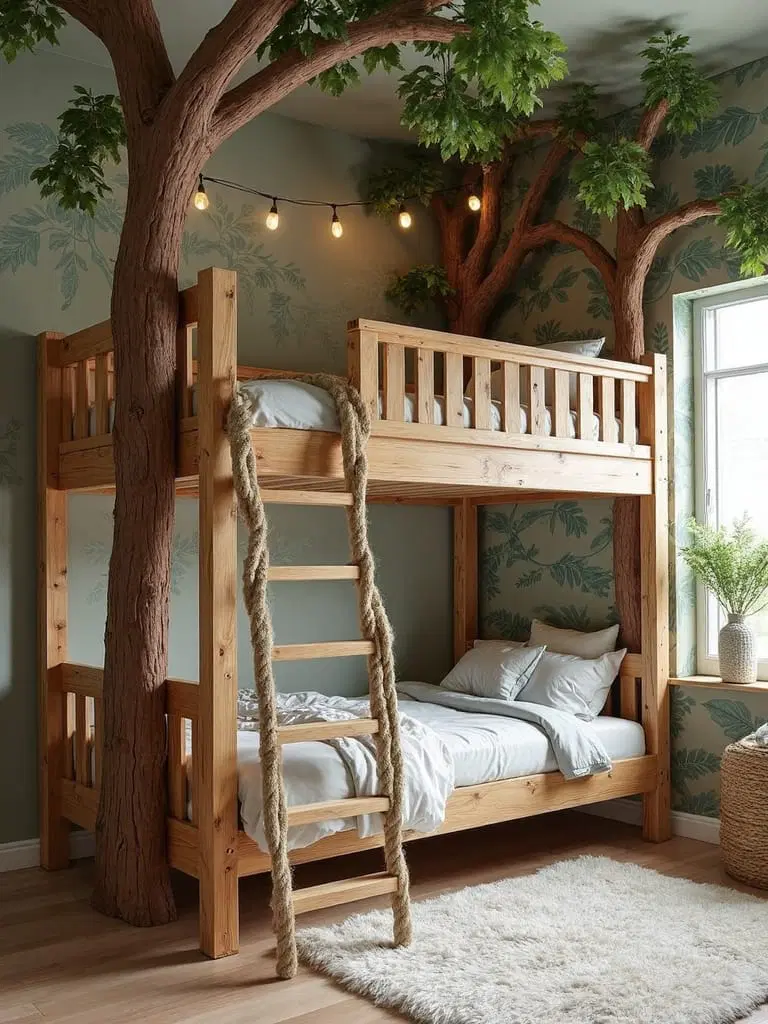 urban treehouse bedroom