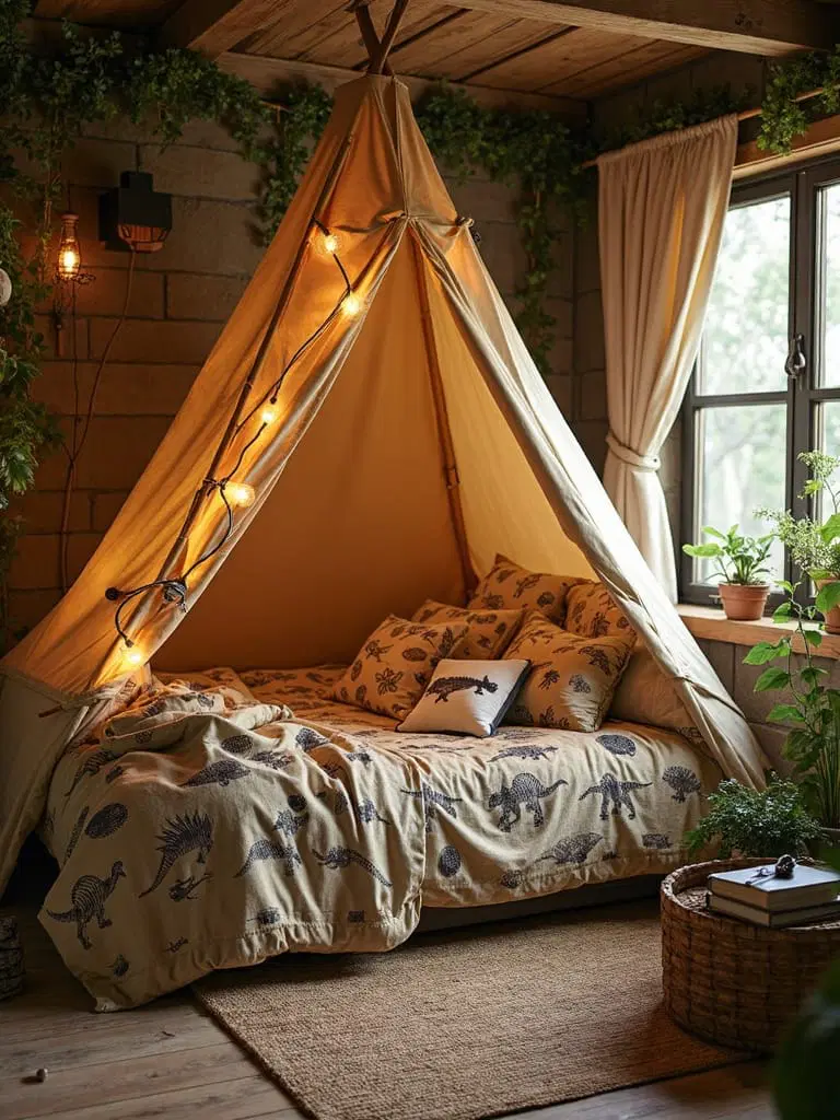 dinosaur exploration base camp