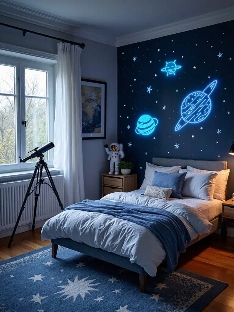 cosmic bedroom for kids