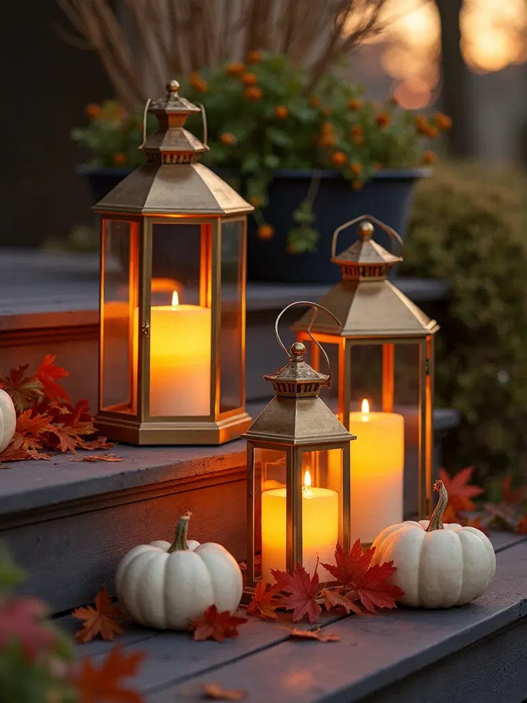 battery operated fall lanterns