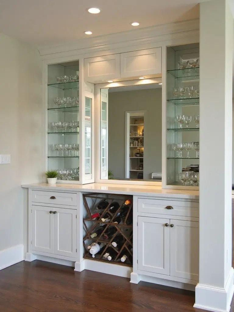 multifunctional stylish customizable bar cabinet