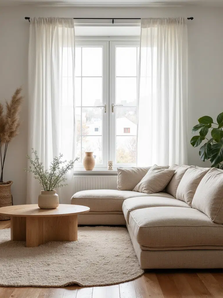 organic curves and softened furnishings