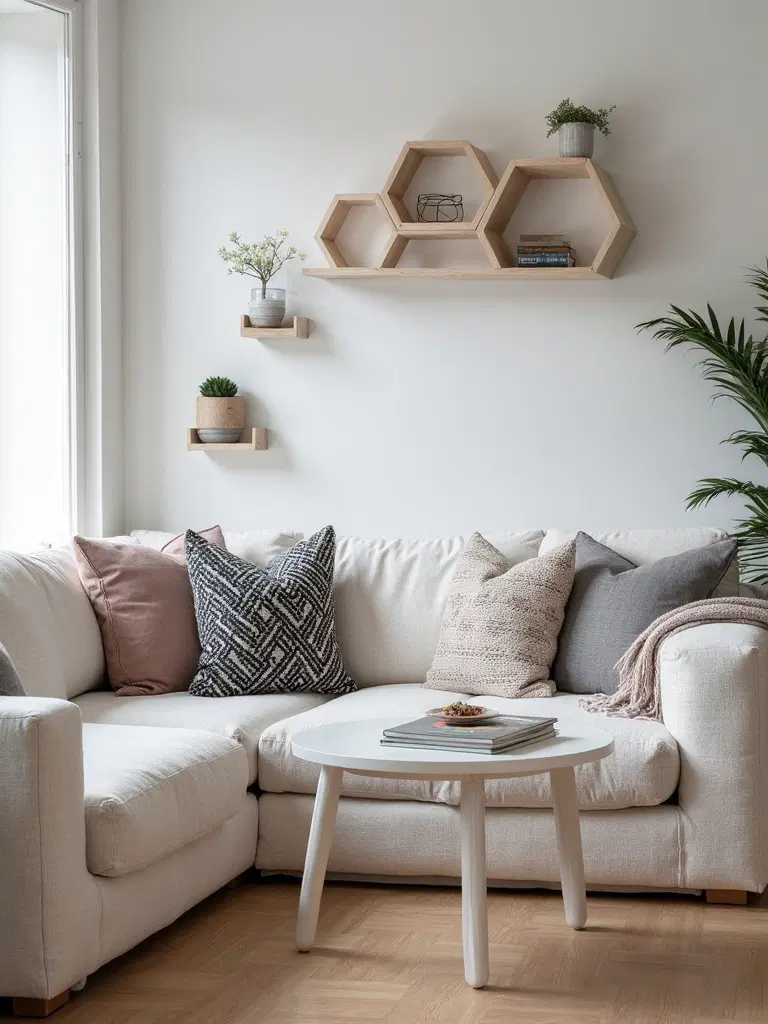 enhancing spaces with geometric accents