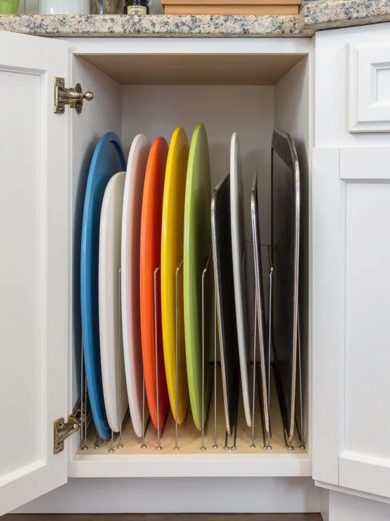 customizable upright storage organization solution