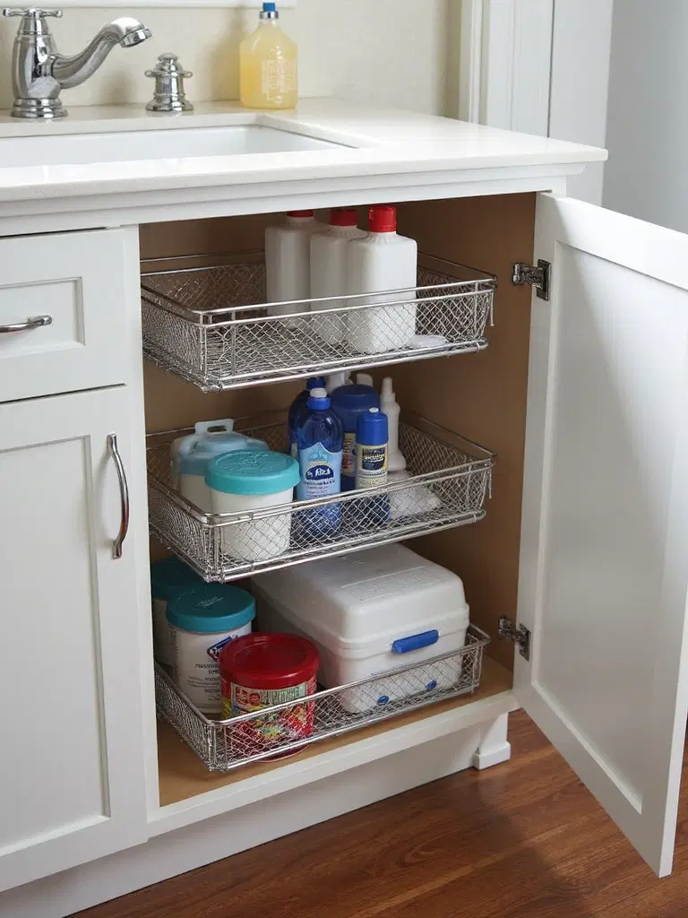 customizable under sink storage solutions