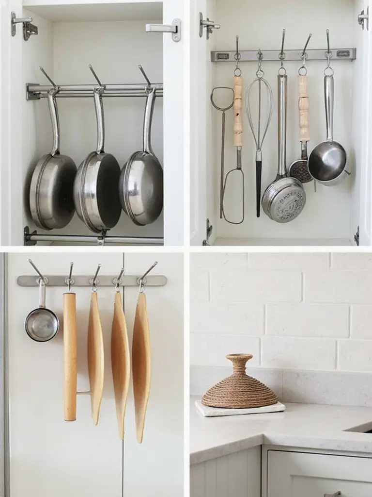 cabinet door storage solutions
