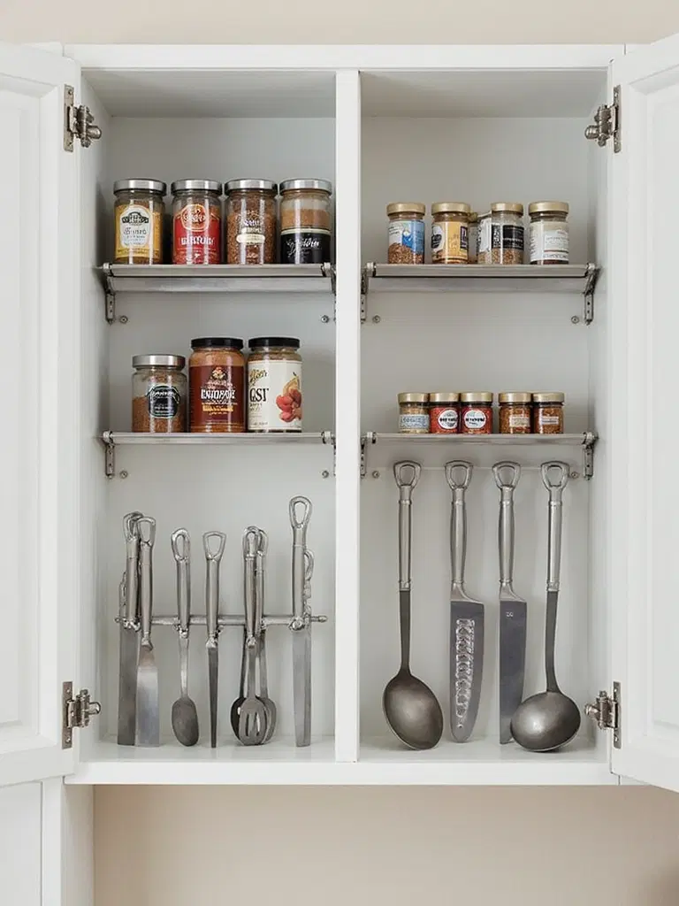 magnetic storage for cabinet walls
