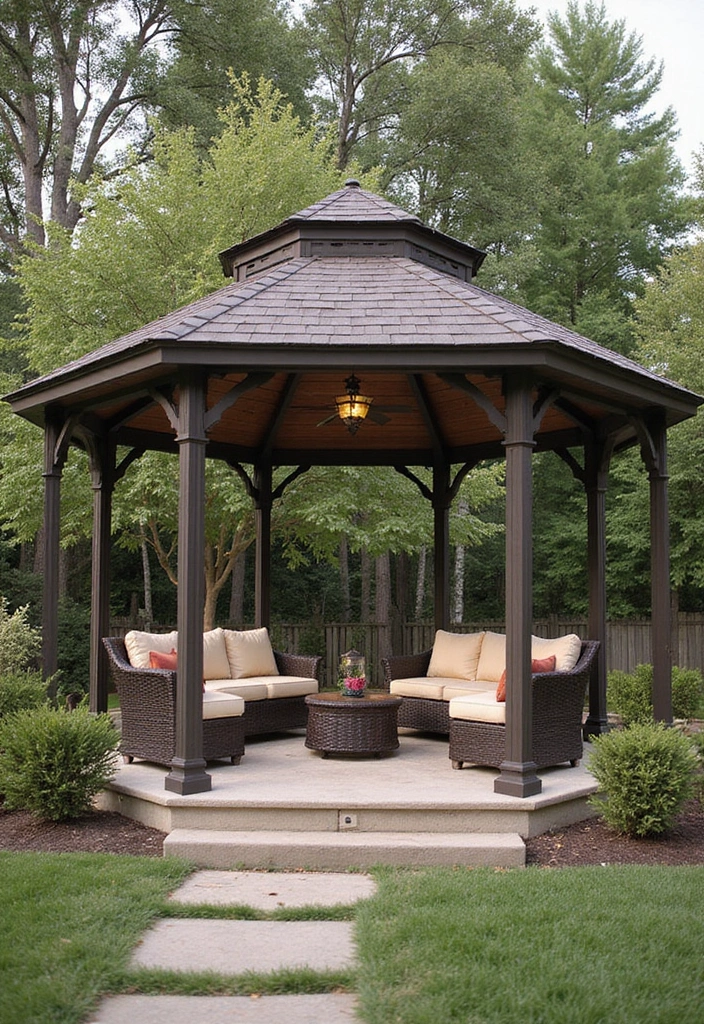 year round gazebo with heater